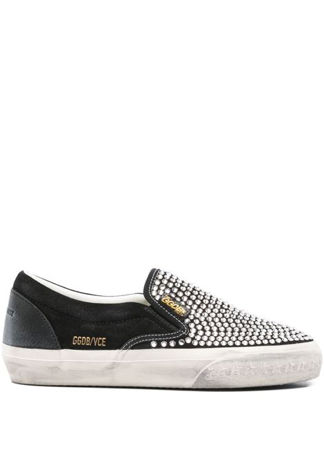 Sneakers basse vce con cristalli in nero Golden goose - donna GOLDEN GOOSE | GWF00306F00752790100